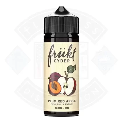 Frukt Cyder E-Liquid – Plum Red Apple 0mg 100ml Shortfill - Eliquidsupply