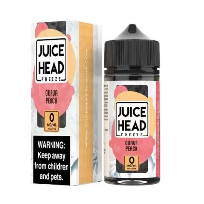 Juice Head Freeze E-Liquid – Guava Peach Freeze 100ml