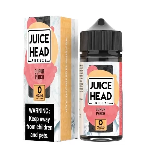 Juice Head Freeze E-Liquid – Guava Peach Freeze 100ml