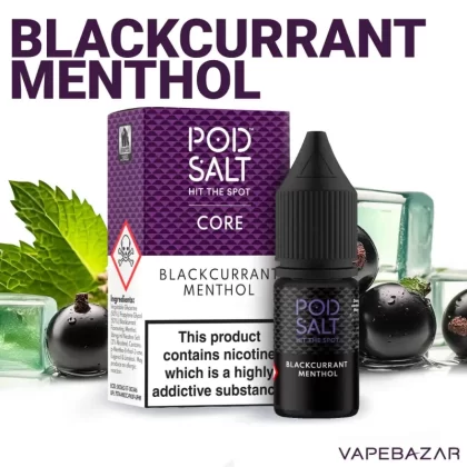 Podsalt Core – Blackcurrant Menthol - 11mg/ml, 20mg/ml