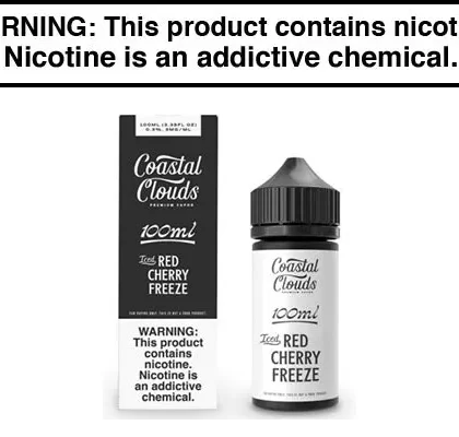 ICED RED CHERRY FREEZE BY COASTAL CLOUDS 100ML - Vapejuice