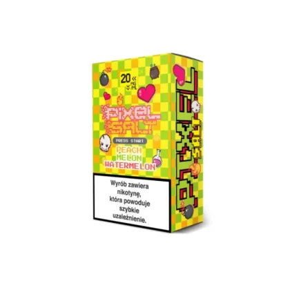Liquid Pixel Salt 10ml 20mg Peach Melon Watermelon