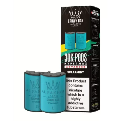 Al Fakher 30k Hypermax Prefilled Pods Spearmint - Strength#20mg