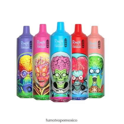 Fumot Tornado Pluma vaporizador desechable 9000 – 18 ml (1 pieza) frambuesa arándano H0XPTX1 Fumot Vape México