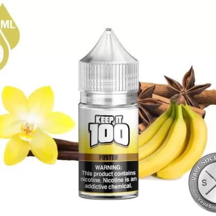 Nana Foster by Keep It 100 Salt 30ml - Vape Product, Vape Product