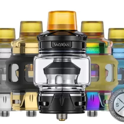 Uwell VALYRIAN IV Tank - Glossy Black, Neon Rainbow (12DE38)