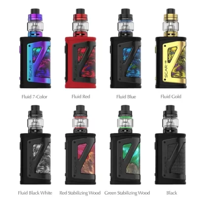SMOK Scar-18 Kit with TFV9 Tank 230W - Red Stabilizing Wood