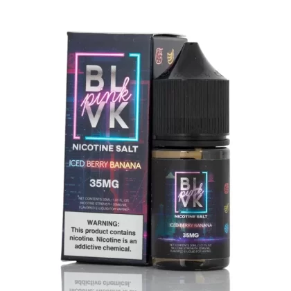 ICED Berry BANANA SALT – BLVK Pink Series – BLVK – 30mL