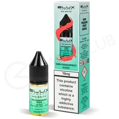 Kiwi Passionfruit Guava Nic Salt E-Liquid by Elux Legend - Ecigpremium