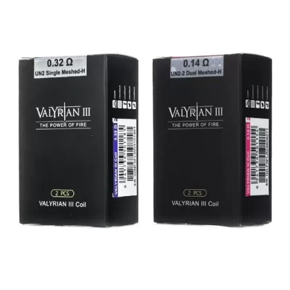 Valyrian III Coils - RESISTANCE#0.14 ohm Dual Mesh>0.32 ohm Single Mesh (D4E692)