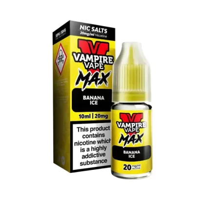 Banana Ice Nic Salt E-Liquid by Vampire Vape Max - 20 mg - High Strength