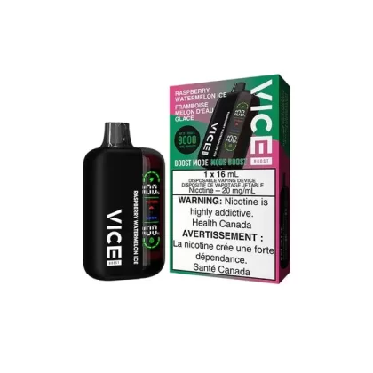 Vice Boost Disposable Vape – 9000 Puffs – Raspberry Watermelon Ice