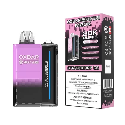OXBAR x Rocky Vapor M20K – Strawberry CC Disposable Vape