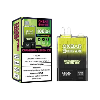 Oxbar Maze Pro – Cranberry Lemon Ice – 10000 Puffs - Eliquidsupply