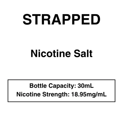 Strapped Reloaded – Nicotine Salt – 30ml