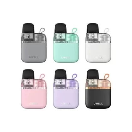 UWell Caliburn G3 Lite KOKO Pod System - Colour#Basalt Grey>Cyan>Pearl White>Pink>Purple>Space Black