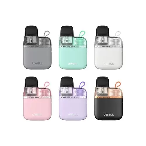 UWell Caliburn G3 Lite KOKO Pod System - Colour#Basalt Grey>Cyan>Pearl White>Pink>Purple>Space Black
