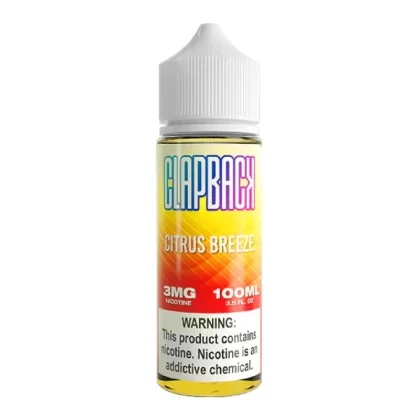 Sale $12.49 – Citrus Breeze By Saveurvape – Clap Back TF-Nic 100mL