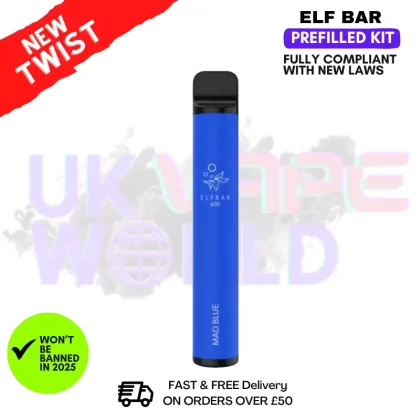 Mad Blue Elf Bar EB600 Prefilled Pod Kit