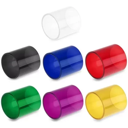 Eleaf Melo 3 Mini Replacement Glass - Color#Black>Blue>Clear>Green>Purple>Red>Yellow
