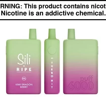 SILI X RIPE DISPOSABLE VAPE – 6000 PUFFS - Vapejuice