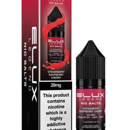 Strawberry Raspberry Cherry Nic Salt By Elux Legend - 20mg