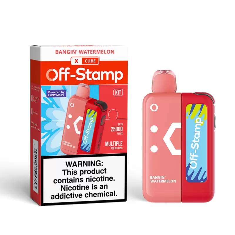 Made in Indonesia | Off-Stamp X-CUBE 25K Disposable KIT Powered By LOST MARY – 25,000 Puffs - Miami Mint - Image 3
