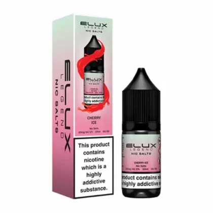 Elux Legend Nic Salts Cherry Ice E Liquid 10ml - Nicotine Strength#20mg>10mg (4AB155)