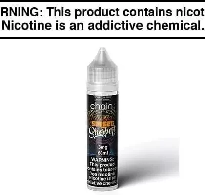 SUNSET SHERBERT BY CHAIN VAPEZ 100ML/120ML - Vapejuice
