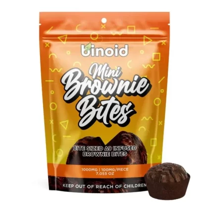 Binoid Delta 9 Mini Brownie Bites – 1000MG (Limited Supply) - Ejuicewarehouse