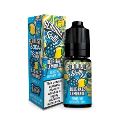 Doozy Salts Seriously Soda Eliquid – Blue Razz Lemonade