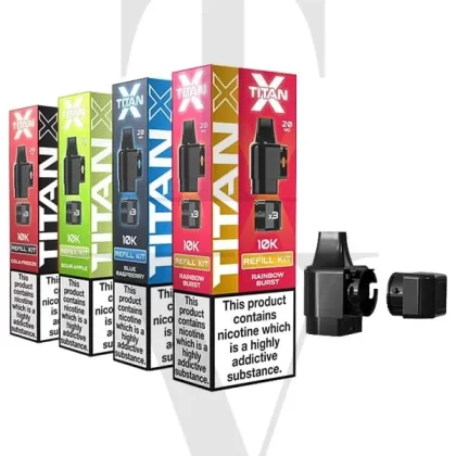 TITAN X REPLACEMENT PODS 10 X MULTIPACK