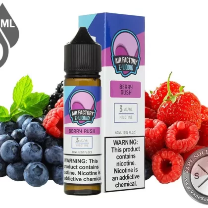 Berry Rush By AIR FACTORY 60ml - Vape Product, Vape Product