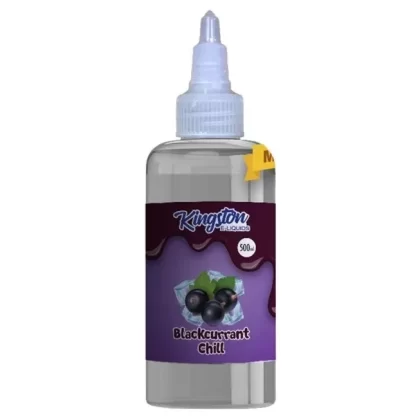 Kingston E-liquids Chill 500ml Shortfill - Flavour#Blackcurrant Chill>Cherry Chill>Menthol