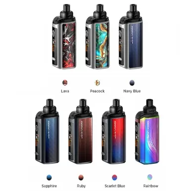 Geekvape Obelisk 65 Kit - Color#Lava>Navy Blue>Peacock>Rainbow>Ruby>Sapphire>Scarllet Blue