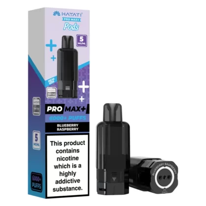 Hayati Pro Max Plus 6000 Prefilled Pod 5mg Blueberry Raspberry - 5mg