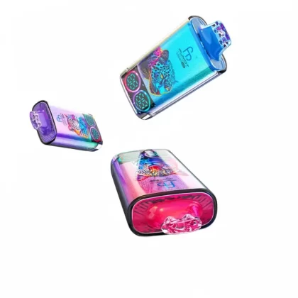Fumot Leopard 40000 Puffs Vape with RGB Lights - 1. Mixed Berries, 2. Blueberry Raspberry; 2-nicotine, 5-nicotine (A273C5)