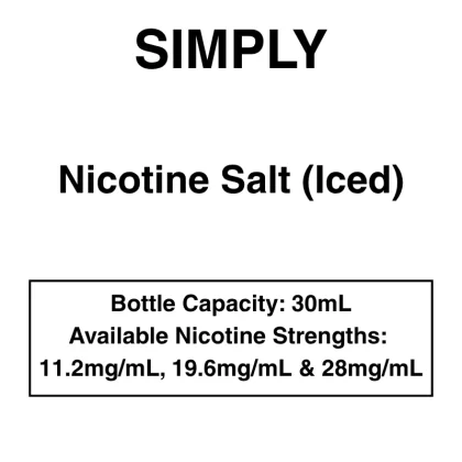 Simply on Ice – Nic Salt – 30mL