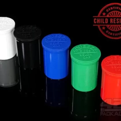 Squeezetops® PST30 Opaque Mix Child Resistant Containers 600/Box - Vape Store