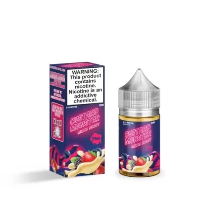 Custard Monster Salt E-Liquid – Mixed Berry – 30ml