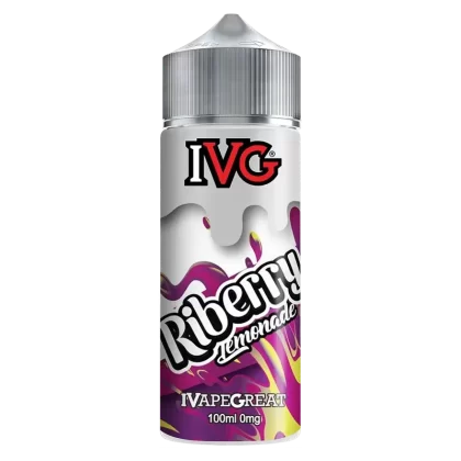 IVG Riberry Lemonade Vape Juice 100ml - Nic Shots#0 Nic Shots>1 x 18mg Nic Shot>2 x 18mg Nic Shots