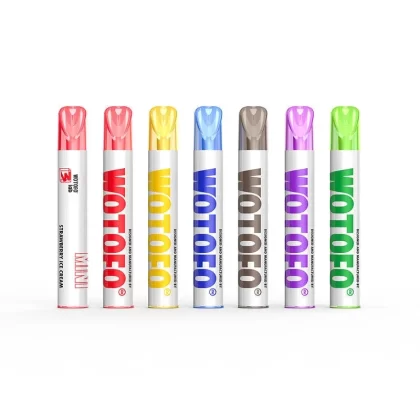 Wotofo Mini Disposable Vape 600 Puffs - Flavor#Strawberry Banana lce>Strawberry Ice Cream>Grape Ice>Mango Peach Pineapple Ice>Pineapple Coconut>Banana lce>Multiple Mango>Blueberry Raspberry