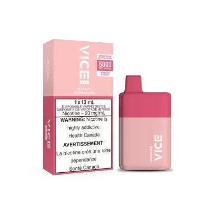 Vice Box Peach Ice Disposable Vape Rechargable (6000 Puff)