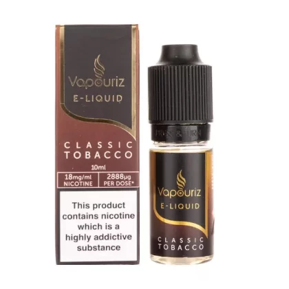 Classic Tobacco E-Liquid by Vapouriz Premium - 18mg