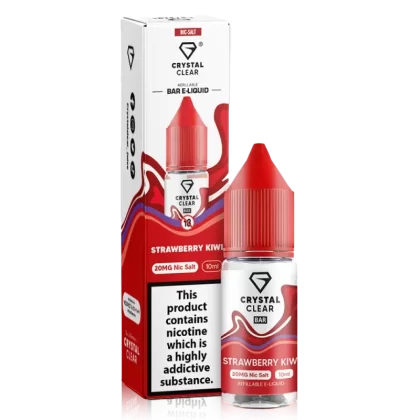 Strawberry Kiwi Nic Salt by Crystal Clear Bar Salts