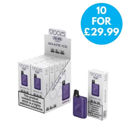 VOOM Iris Mini Disposable Vape Kit Box Of 10 Multipack