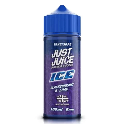 Blackcurrant And Lime Ice By Just Juice Ice 100ml Shortfill