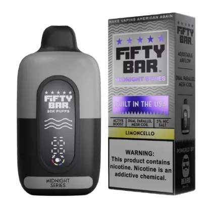 Limoncello Disposable Vape (20000 Puffs) by Fifty Bar 20K