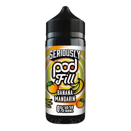 Banana Mandarin By Seriously Pod Fill 100ml Shortfill