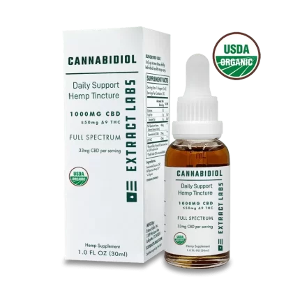Extract Labs Organic CBD Oil | Daily Support